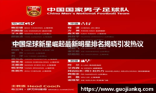 中国足球新星崛起最新明星排名揭晓引发热议